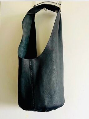 FREE PEOPLE OMBELINE PARIS PEBBLE LEATHER HOBO BAG